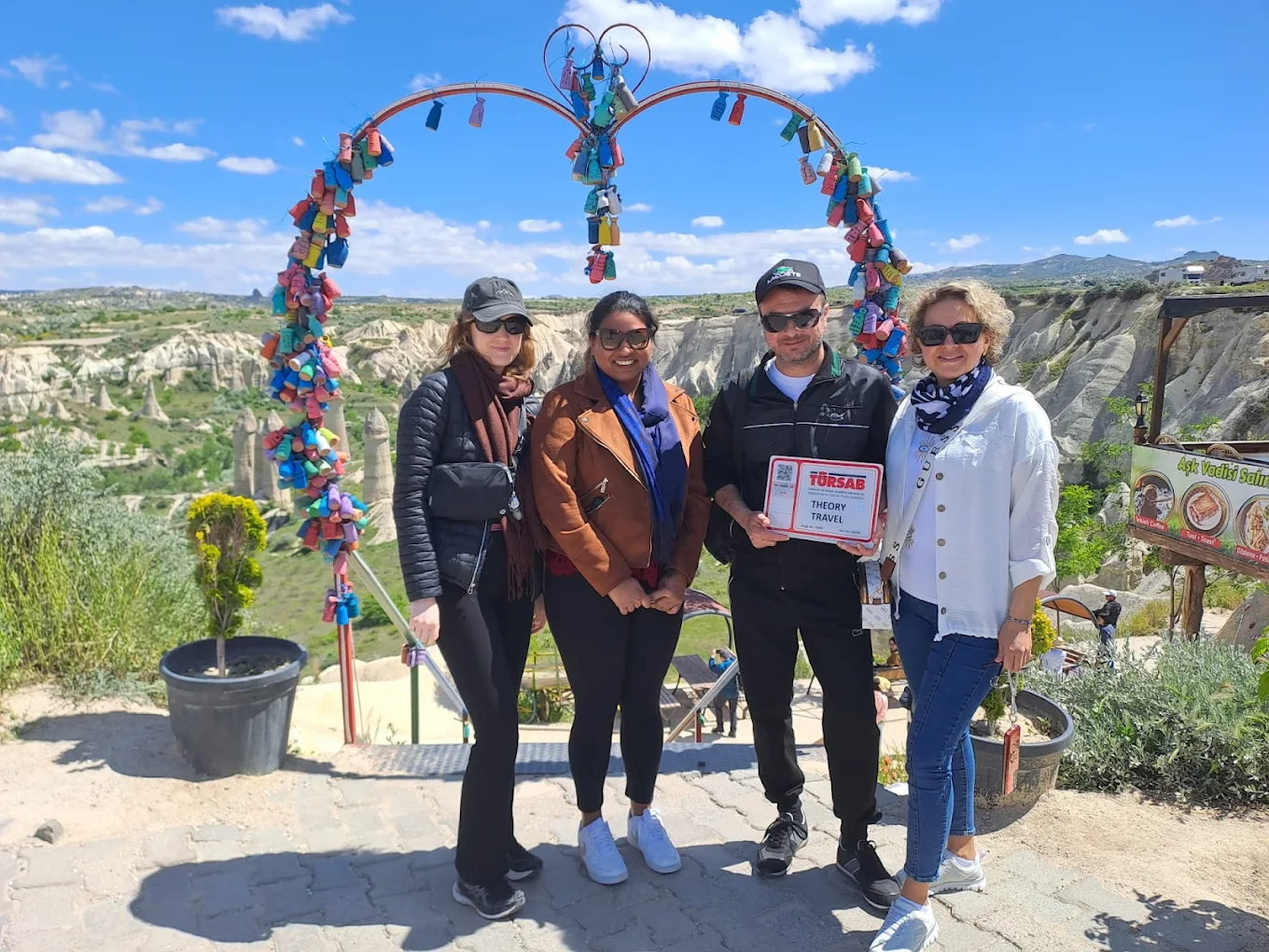 Round-trip flights and coordinated airport transfers.